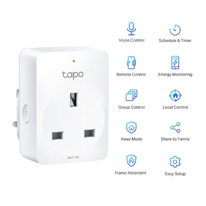 TP-LINK TAPO P110 Mini Smart Wi-Fi Socket, Energy Monitoring