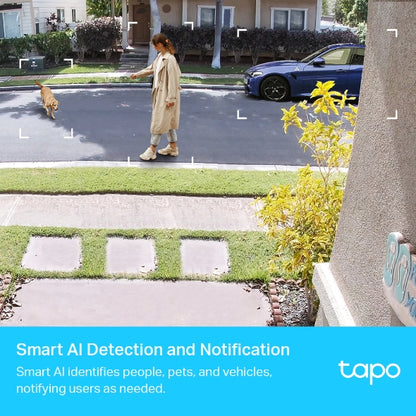 TP-LINK TAPO C400S2 Smart Wire-Free Security Camera System, 2-Camera System