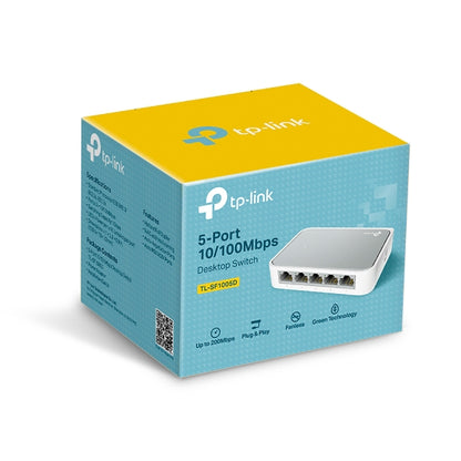 TP-LINK  TL-SF1005D 5-Port 10/100Mbps Desktop Switch