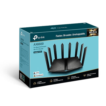 TP-LINK Archer AX90 AX6600 Tri-Band Wi-Fi 6 Router