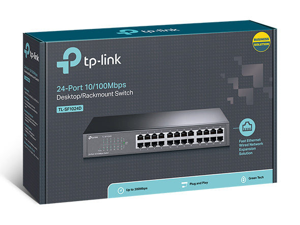 TP-LINK TL-SF1024D 24-port 10/100Mbps Desktop/Rackmount Switch