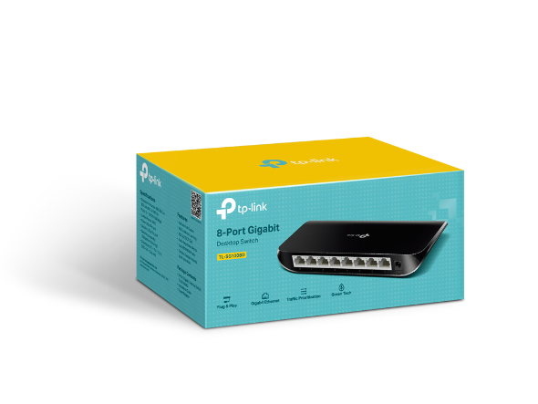 TP-LINK TL-SG1008D 8-Port Gigabit Desktop Switch