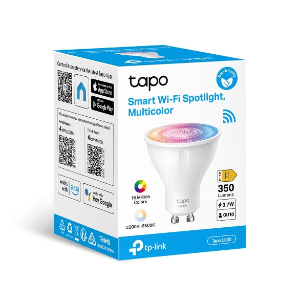 TP-LINK TAPO L630 Smart Wi-Fi Spotlight, Multicolor