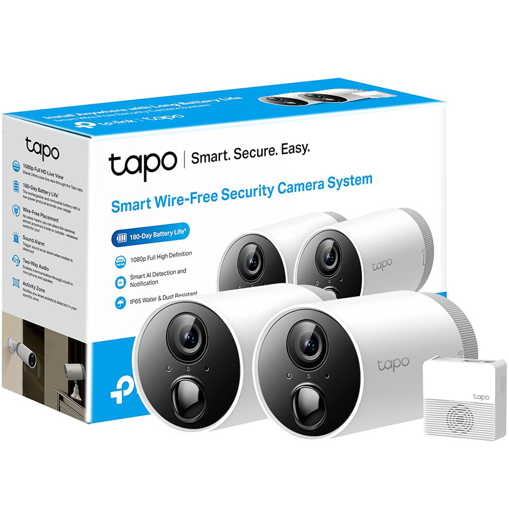 TP-LINK TAPO C400S2 Smart Wire-Free Security Camera System, 2-Camera System