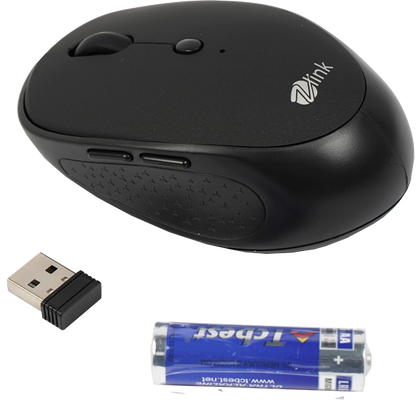 Wireless mouse with battary  Black color zl-ms760b