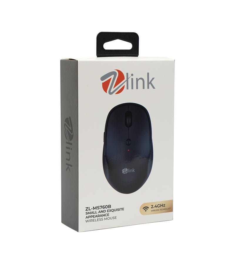 Wireless mouse with battary  Black color zl-ms760b