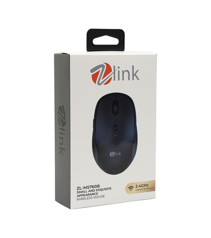 Wireless mouse with battary  Black color zl-ms760b