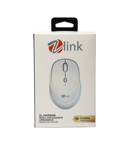 PC series-Wireless mouse w/battary   wihte colore zl-ms760w