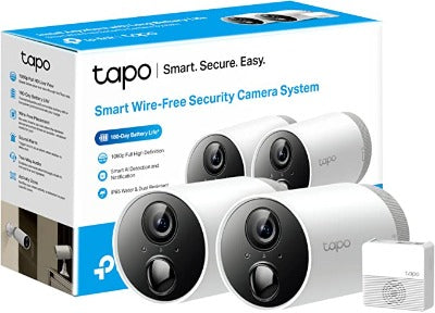 TP-LINK TAPO C400S2 Smart Wire-Free Security Camera System, 2-Camera System