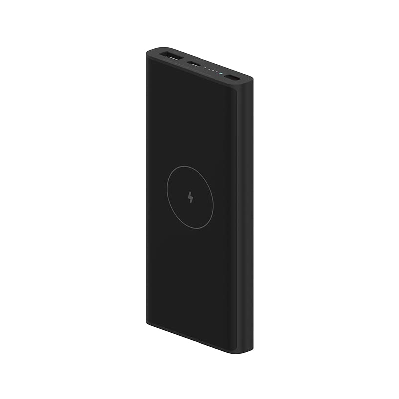 Xiaomi 35969 10W 10000 mAh Wireless Power Bank, Black