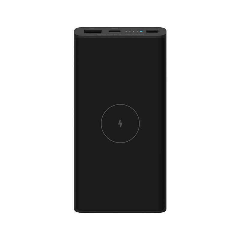 Xiaomi 35969 10W 10000 mAh Wireless Power Bank, Black