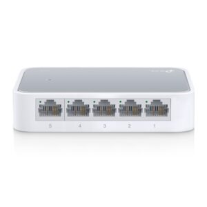 5-port 10/100M mini Desktop Switch, plastic case